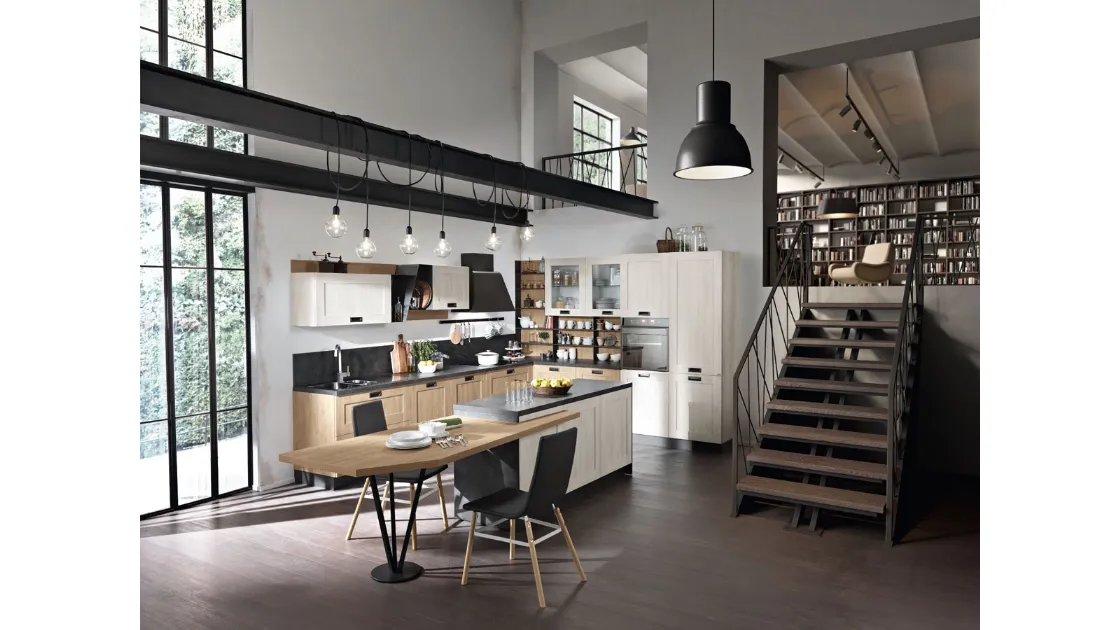 Cucina Moderna con isola Daytona Urban Style 16 di Spar